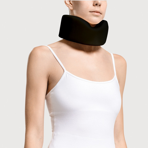 Collar Cervical De Espuma Para Adulto Negro