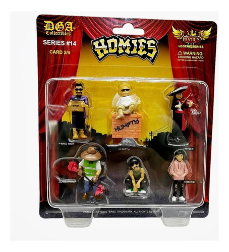 Homies Serie 14 Dga Collectibles Set 2 De 4