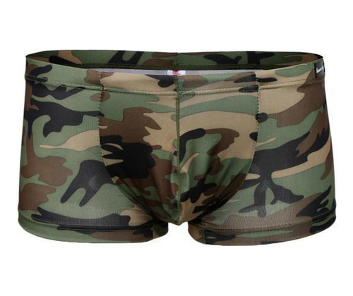 2 Calzoncillos Bóxer Para Hombre Con Estampado De Camuflaje