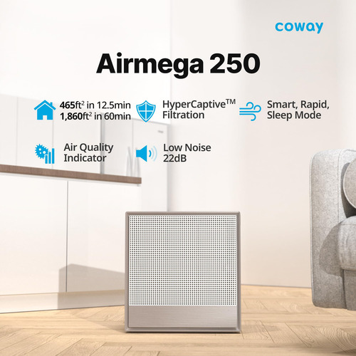 Purificador De Ar Coway Para Sala Grande, Pré-filtro Lavável