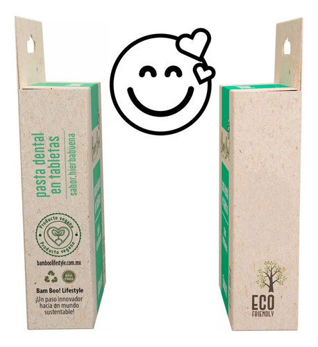 Pasta Dental Sólida De Hierbabuena 450 Tabletas Bam Boo