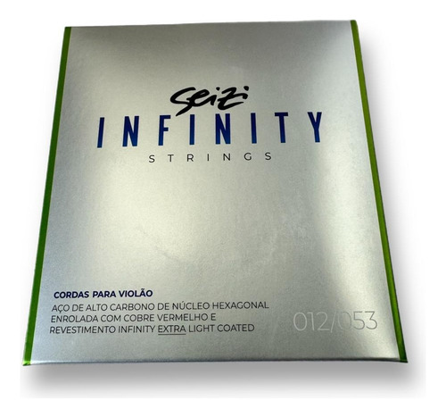 Corda Para Violão Seizi Infinity Extra Light Coated 012-053