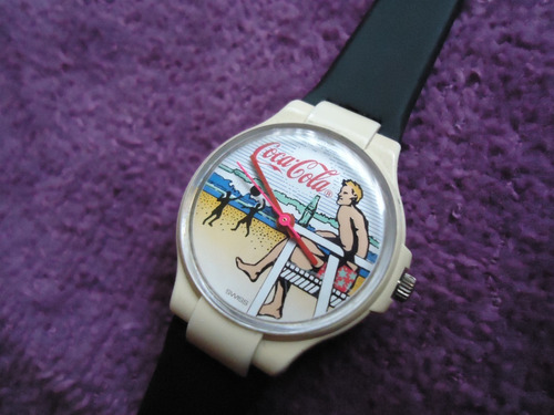 Swatch Swiss Mini Reloj Coca Cola Vintage Retro Para Dama