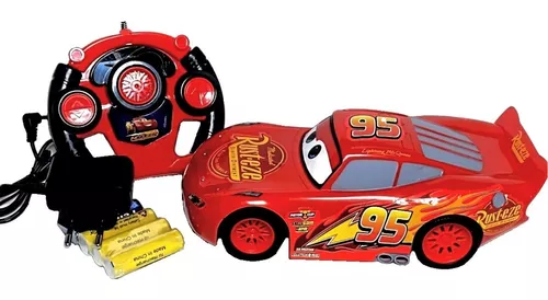 Carro de Controle Remoto Grande - Disney Cars Relampago McQueen