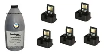 Comprar Kit 5 Chip Al- 2031 Y Un Kilo De Toner Para Sharp 2031 2041