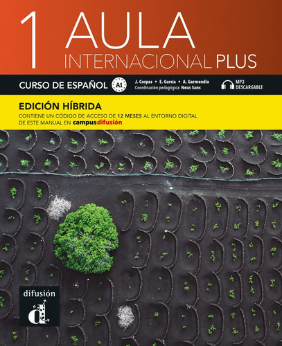 Aula Int. Plus 1 Ed.hibrida L. Del Alumno, De Corpas, Jaime. Editorial Difusion Centro De Investigacion Y Publicaciones D, Tapa Blanda En Español