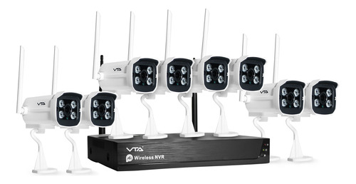 Kit Dvr Octagon 8 Cámaras 6tb Vta+ Smart Home