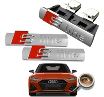 Comprar 3 Insignias S-line Parrilla & Laterales P\u002F Audi Tuningchrome