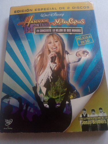 Hannah Montana Y Myley Cyrus 2 Dvd Incluye Lentes 3d