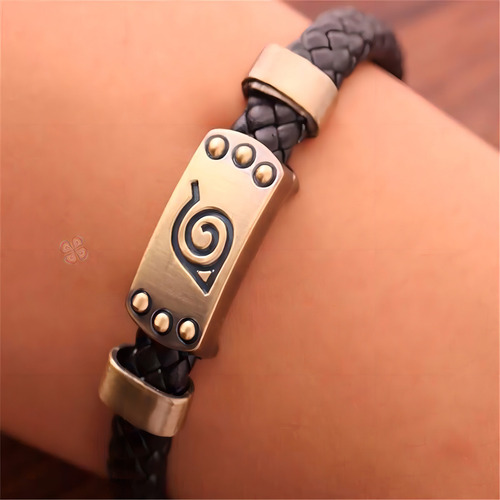 Pulsera Aldea De La Hoja Unisex Cosplay Anime Naruto Diámetro 5