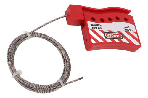 Bloqueo De Cable De Acero, Bloqueo Ajustable, Etiqueta, Acer