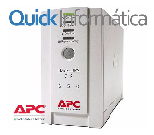 Ups Apc Bk650ei 650va Back
