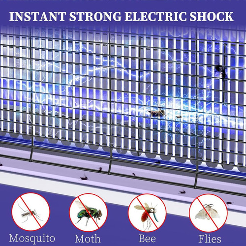 Lampara Mata Luz Led Azul, Mxwlq-003, 3pzas, 4w, 220v, 10-35 Color Metálico