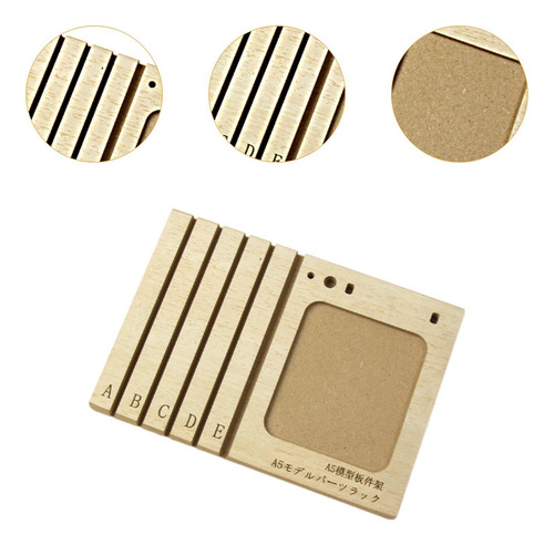 Modelo Piezas Estante Diy Manual De 5 Ranuras 12cmx22cm