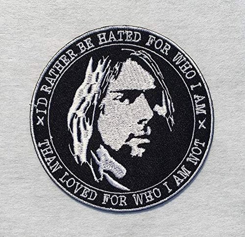 Parche Bordado De Nirvana Kurt Cobain Con Citas De Rock