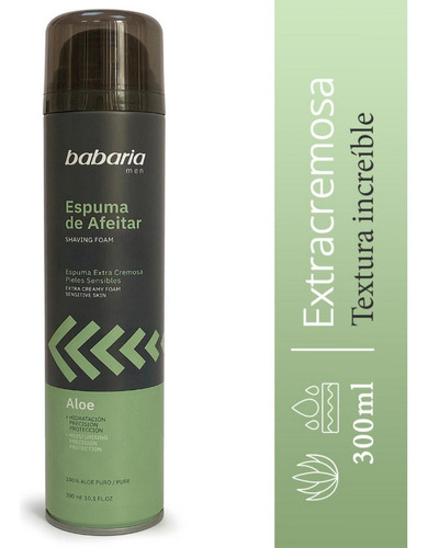 Espuma Afeitar 300 Ml. Aloe - G A - Unidad a $16720