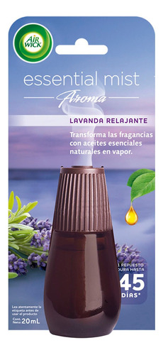 Repuesto Air Wick® Essential Mist® Aroma Lavanda 20ml