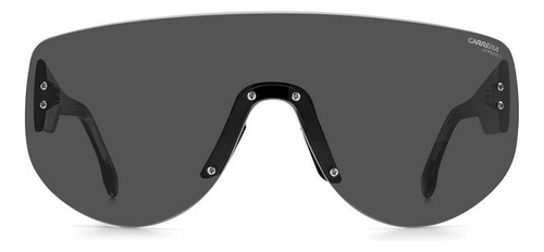 Lentes De Sol Carrera Flagab 12 Rectangular Negros Unisex Lente Negro Varilla Negro Armazón Negro