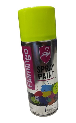 Pintura Flamingo Spray Flourescente Amarillo 450ml