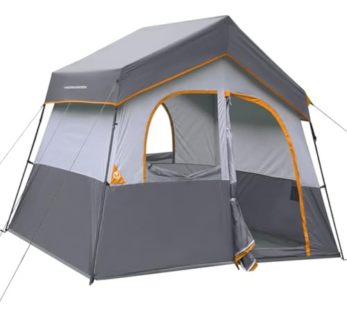 Hikergarden 6 Person Camping Tent - Portable Easy Set Up
