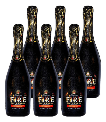 Espumante Fire Black Mamba 750 Ml Pack 6 Und