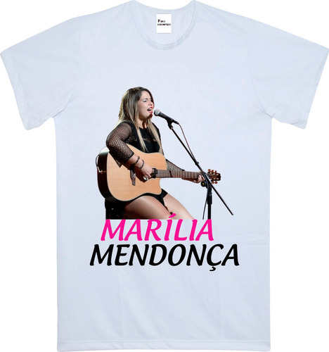 Camiseta, Baby Look, Regata Ou Almofada Marília Mendonça