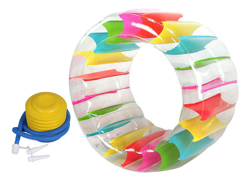 Rueda Inflable Para El Agua, Flotador Colorido 165cmx80cm