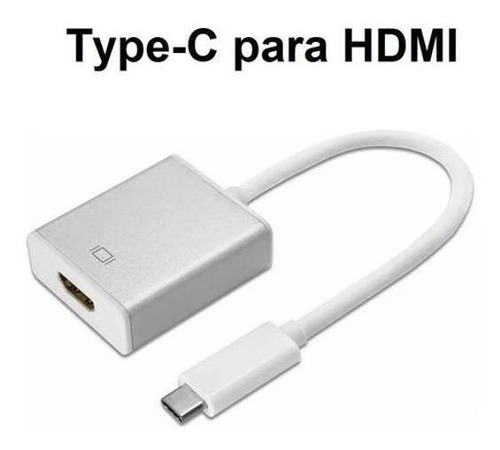 Imagem 3 de 3 de Cabo Adaptador Conversor Usb-c 3.1 Para Hdmi Type C Notes