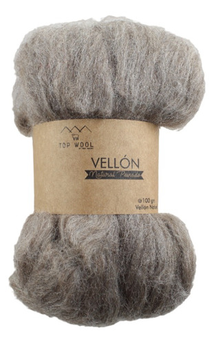 Vellón Natural 100grs Top Wool 