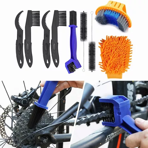 VGEBY Limpiador de cadena de bicicleta, limpiador de cuidado de  mantenimiento de cadena de bicicleta de liberación manual para bicicleta de  montaña