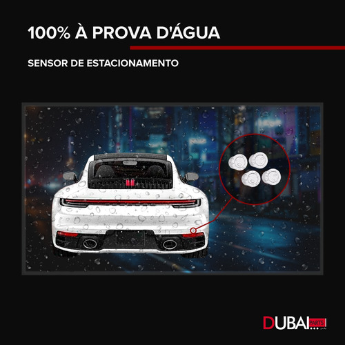 Sensor De Ré Estacionamento Branco Volkswagen Spacefox 2015
