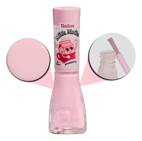 Esmalte Dailus Transparente Milk Nails Pinkberry 8ml