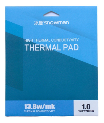 Snowman Thermal Pad 120x120x1.0mm 13.8w/mk Pc Laptop