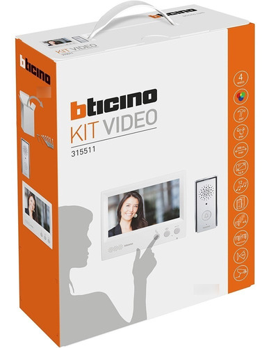 Kit Citofono Videoportero Bcitino Compatible Cerradura  Elec