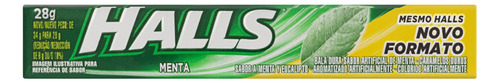 Bala Halls menta sem glúten 28 g 