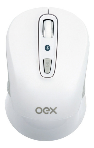 Mouse Bluetooth Oex 1600dpi Branco Ms406