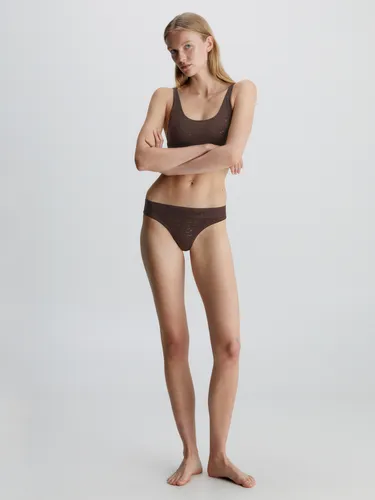 Pantie Tipo Tanga Con Encaje Tonal - Intrinsic Calvin Klein
