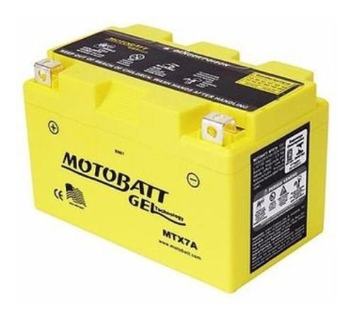 Bateria Motobatt Gel Mtx7a Suzuki Burgman Vz 400 An 125 7ah