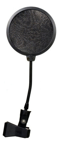 Pop-filter 4 Pol C Gooseneck De 6'' On-stage Asvs4b Preto