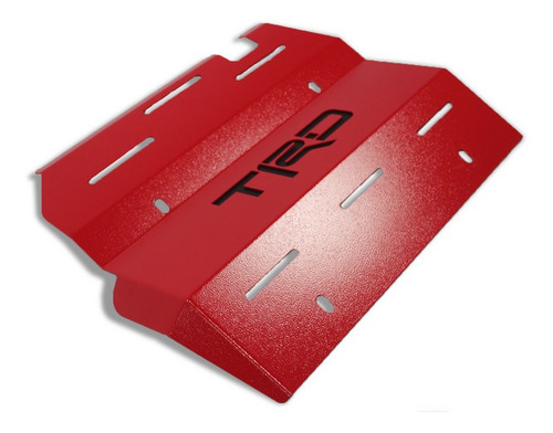 Imagem 5 de 6 de Protetor De Cárter Hilux Escrita Trd Vermelho 2013