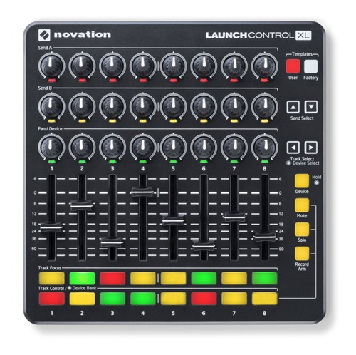 Controlador 24 Knobs E 8 Faders Launch Control Xl - Novation