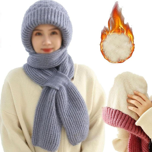 Gorro De Pasamontañas Para Mujer, De Forro Polar, Elástico