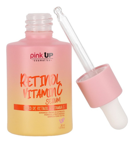 Pink Up Sérum Retinol Vitamina C 30 Ml Todo Tipo Piel