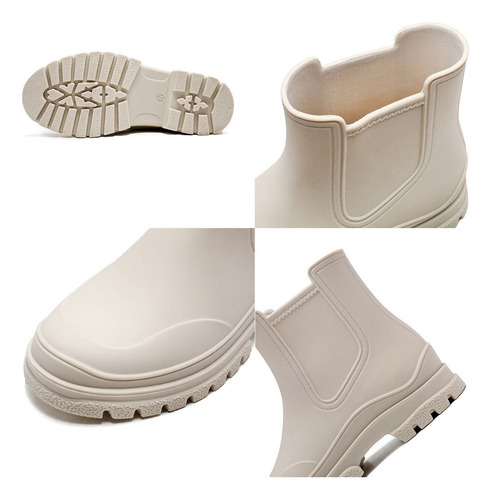 Botas De Mujer Casual Impermeables Lluvia Antideslizante