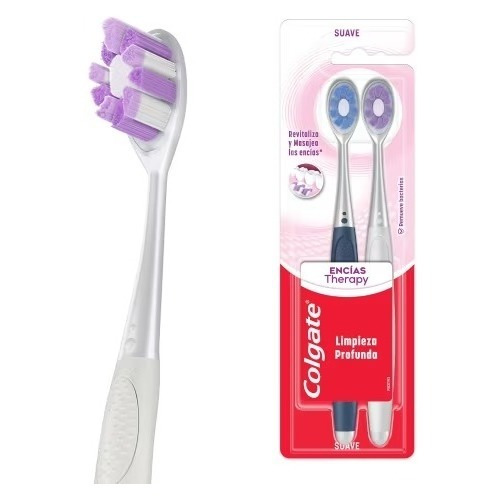 Colgate Encías Therapy Cepillo De Dientes Suave 2 Unidades