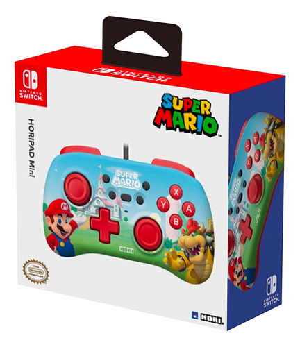 Control HoriPad Mini Alambrico Super Mario Bros Switch : Bsg