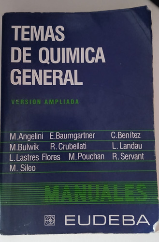 Temas De Quimica General - Version Ampliada (Usado)