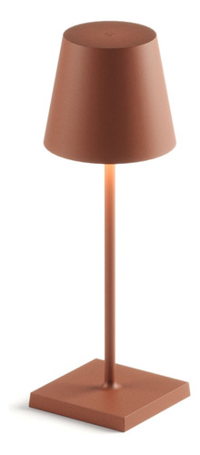 Luminária De Mesa Tina Interlight Abajur Sem Fio Ocre