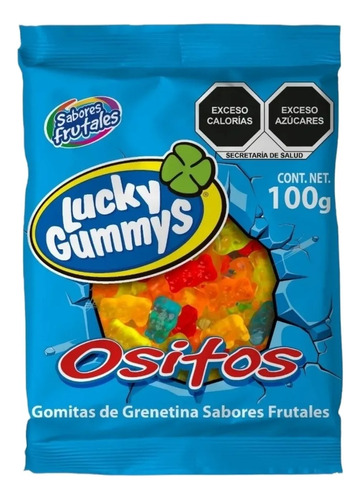 Gomitas Lucky Gummys Ositos 12/96g