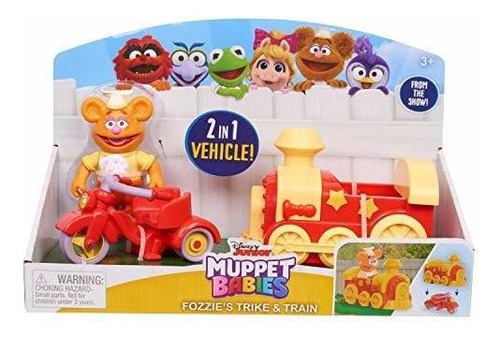 Muppets 14433 Babies Fozzie N Trike N Train, Multico